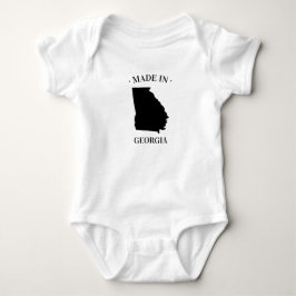 Tillverkad i Georgia GA Baby Bodykostym T Shirt