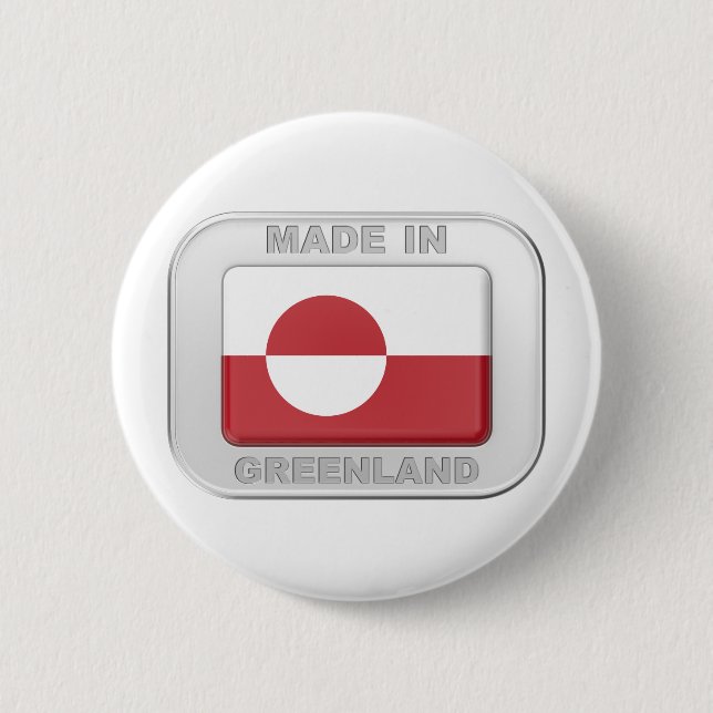 Tillverkad i Grönland Knapp (Framsida)