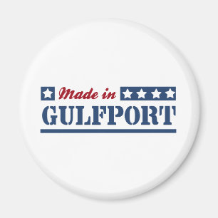 Tillverkad i Gulfport Magnet