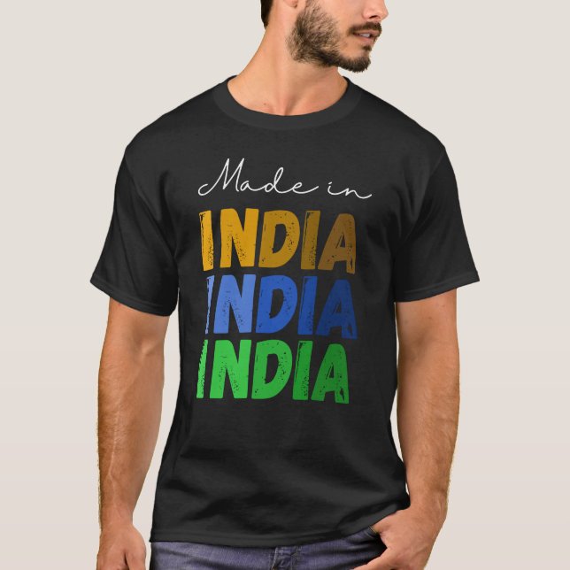 Tillverkad i Indien T-Shirt (Framsida)