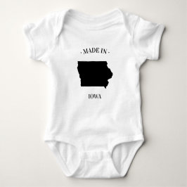 Tillverkad i Iowa IA Baby Bodykostym T Shirt