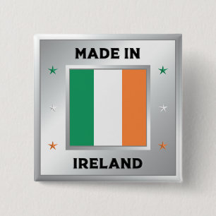 Tillverkad i Irland Knapp