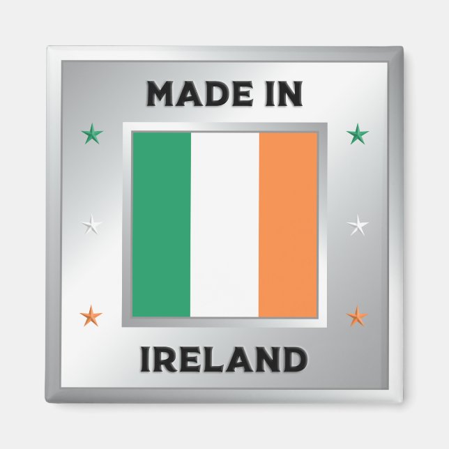 Tillverkad i Irland Magnet (Framsidan)