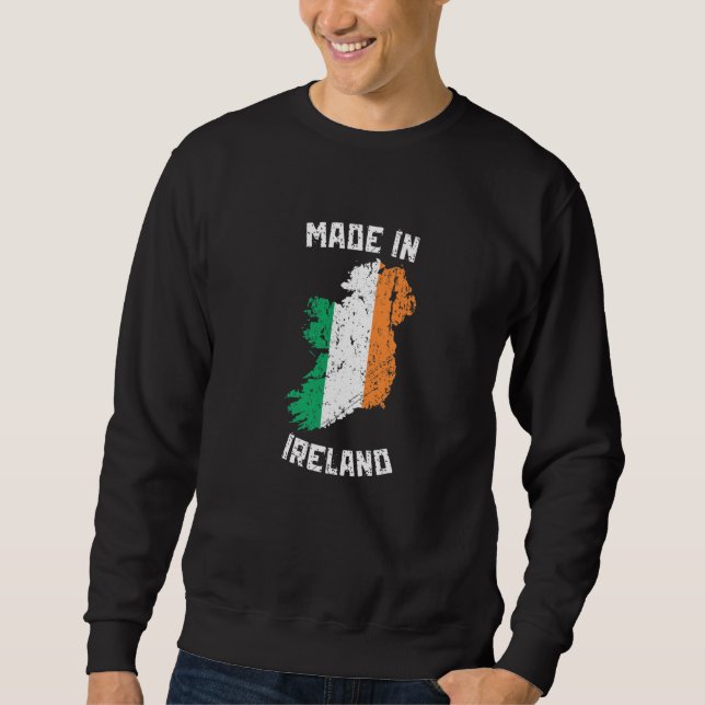 Tillverkad i Irland Republikan   Lång Ärmad Tröja (Framsida)