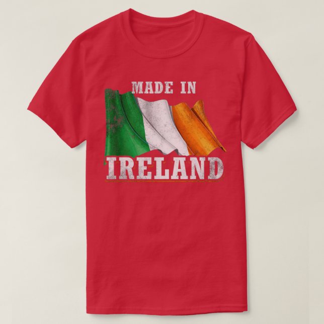 Tillverkad i Irland T Shirt (Design framsida)