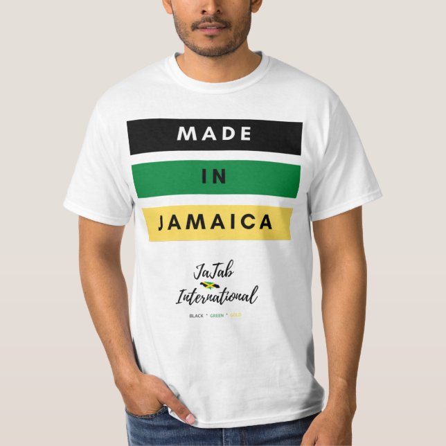 Tillverkad i Jamaica T-Shirt (Framsida)