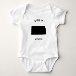 Tillverkad i Kansas KS Baby Bodykostym T Shirt