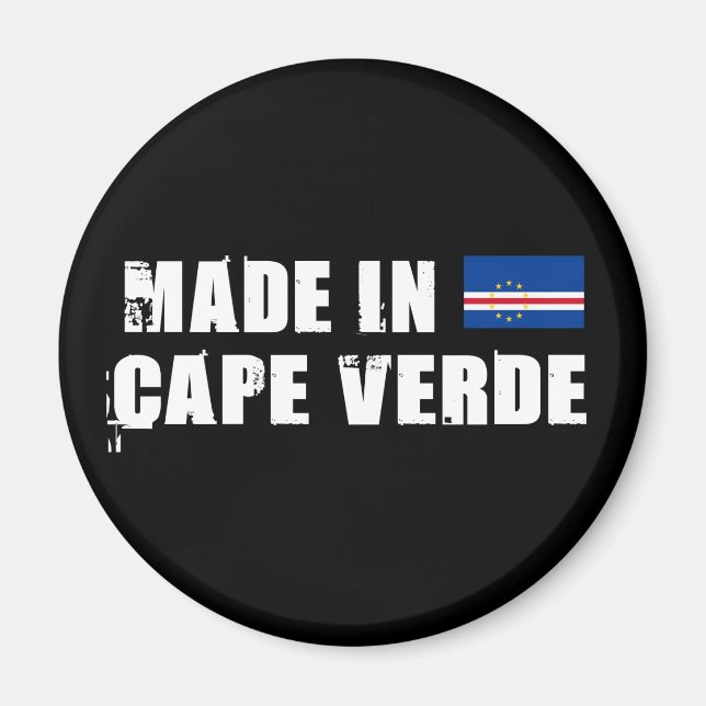 Tillverkad i Kap Verde Magnet (Framsidan)