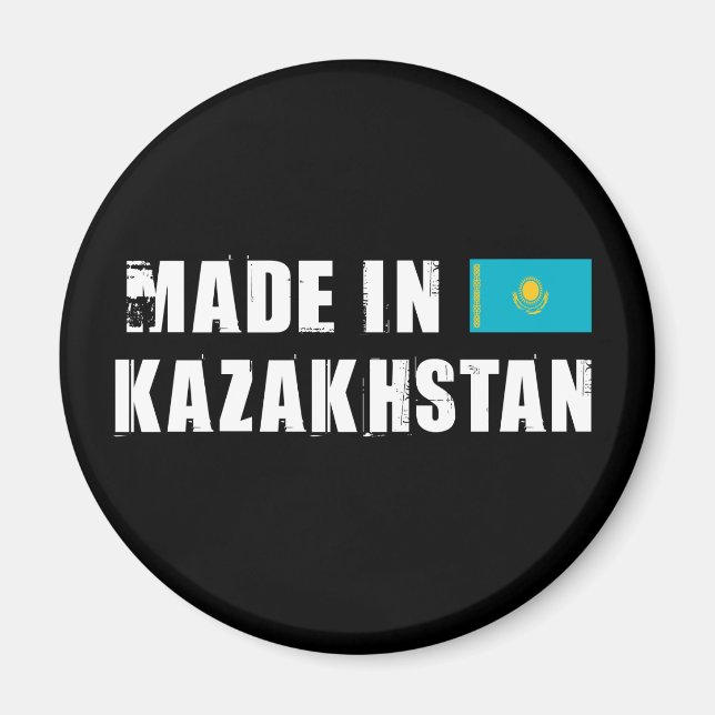 Tillverkad i Kazakstan Magnet (Framsidan)