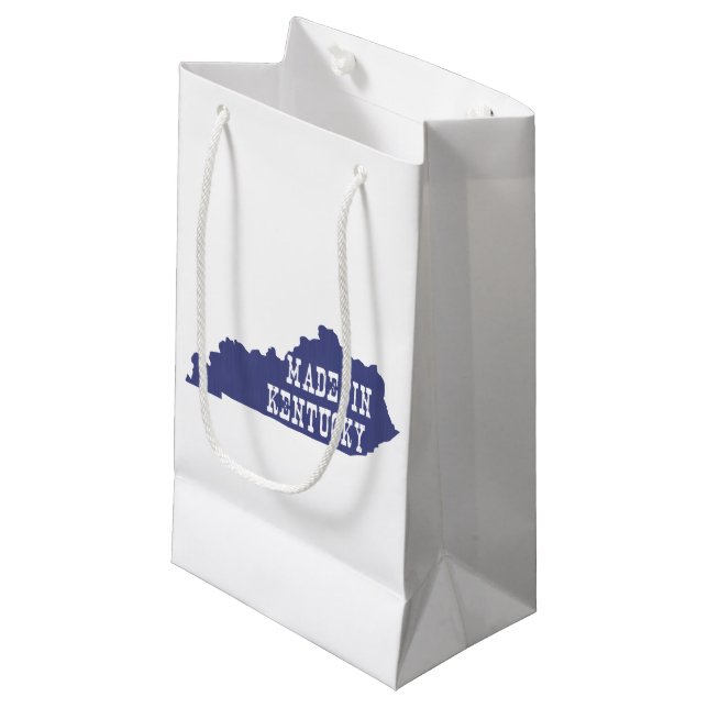 Tillverkad i Kentucky Silhouette Gift Bag (Framsidan Vinklad)