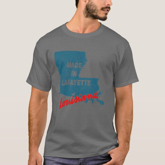 Tillverkad I Lafayette T Shirt (Framsida)