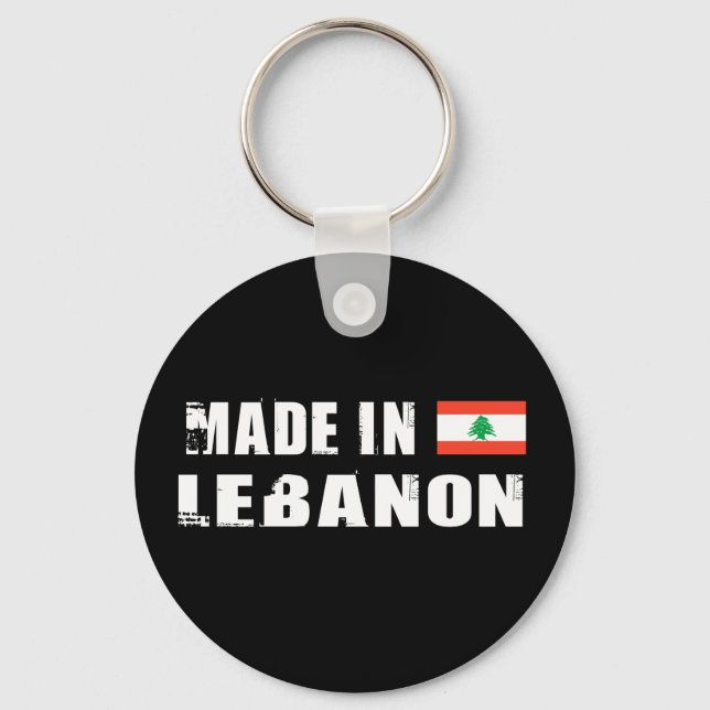 Tillverkad i Libanon Nyckelring (Framsida)