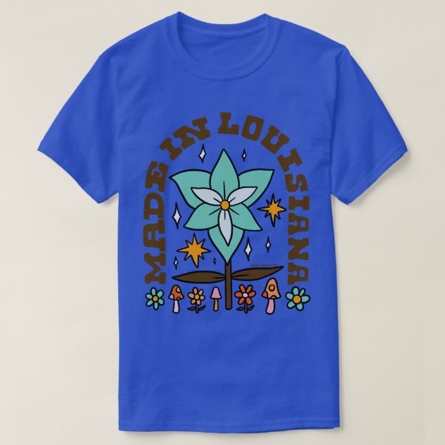 Tillverkad i Louisiana TShirt T Shirt (Design framsida)