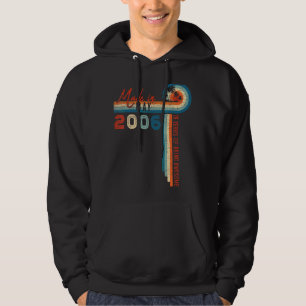 Tillverkad i maj 2006 16 födelsedag 16 år gammal V Hoodie