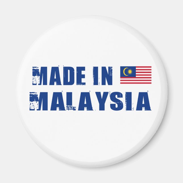 Tillverkad i Malaysia Magnet (Framsidan)