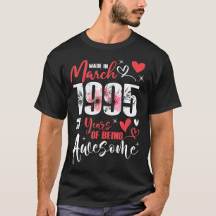 Tillverkad i mars 1995, 27 år var Fantastisk 27:e  T Shirt