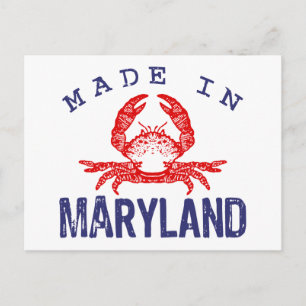 Tillverkad i Maryland Vykort