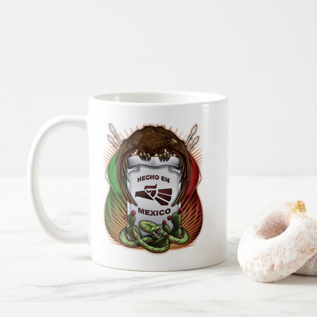 Tillverkad i Mexiko Kaffemugg (Med munk)