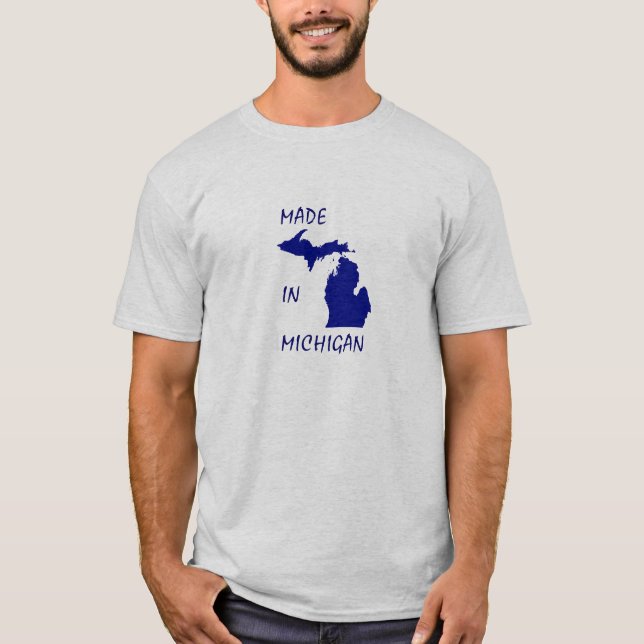 Tillverkad i Michigan T-shirt (Framsida)