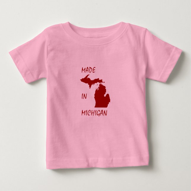 Tillverkad i Michigan T-shirt (Framsida)