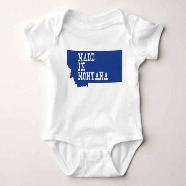 Tillverkad i Montana Shaped Infant Montanan Big Hi Tröja (Framsida)