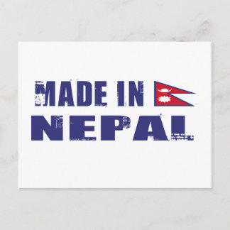 Tillverkad i Nepal Vykort