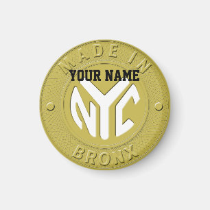 Tillverkad I New York Bronx Magnet