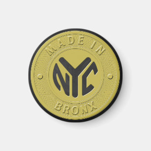 Tillverkad i New York Bronx Magnet