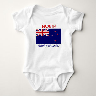 Tillverkad i Nya Zeeland med Nya Zeelands flagga T Shirt