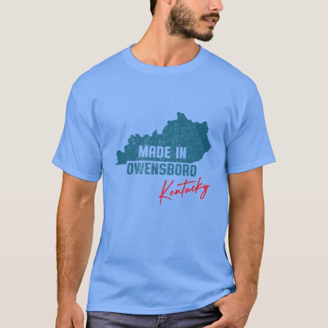 Tillverkad i Owensboro Kentucky T Shirt (Framsida)