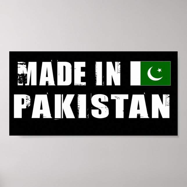 Tillverkad i Pakistan Poster (Framsidan)