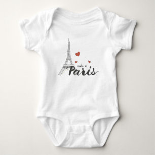 Tillverkad i Paris med Eiffel Torn T-shirt