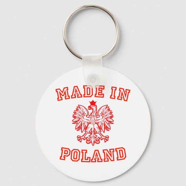 Tillverkad i Polen Nyckelring (Framsida)