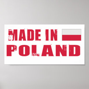 Tillverkad i Polen Poster