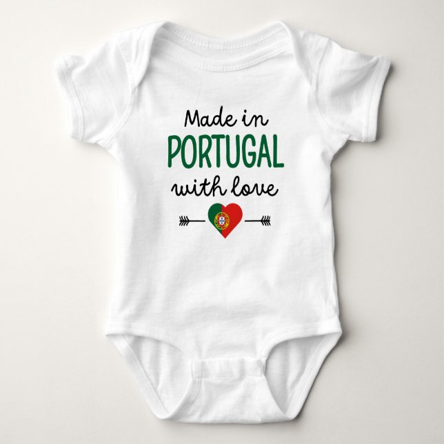 Tillverkad i Portugal med Kärlek T Shirt (Framsida)