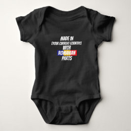 Tillverkad i Rumänien - Mörk T Shirt