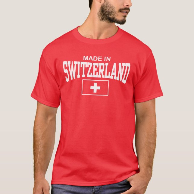 Tillverkad i Schweiz Tee Shirt (Framsida)