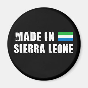Tillverkad i Sierra Leone Magnet