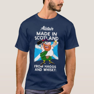 Tillverkad i Skottland av Haggis och Whisky T Shirt