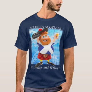 Tillverkad i Skottland av Haggis och Whisky T Shirt