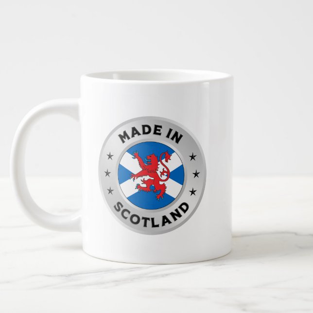Tillverkad i Skottland Jumbo Mugg (Vänster)