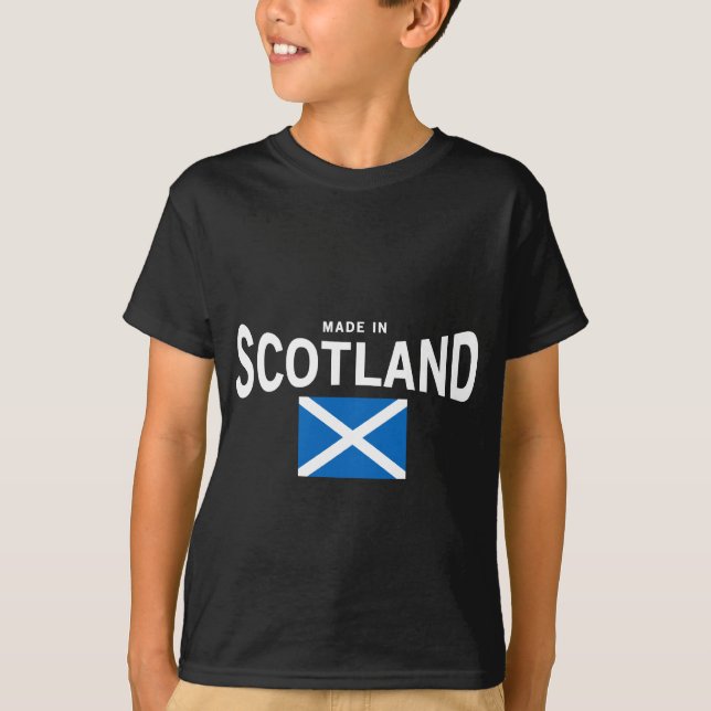 Tillverkad i Skottland Saltire T-shirt (Framsida)