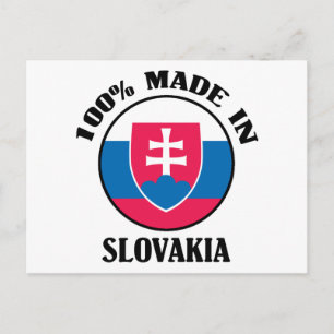 Tillverkad i Slovakien Vykort