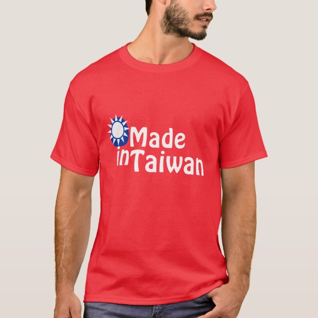 Tillverkad i Taiwan Tee Shirt (Framsida)