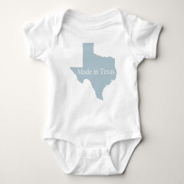 Tillverkad i Texas Blue Infant Creeper Bodykosti R Tee (Framsida)
