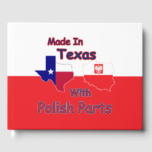 Tillverkad i Texas med polska delar Gästböcker