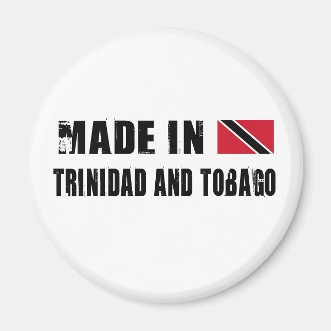 Tillverkad i Trinidad och Tobago Magnet (Framsidan)