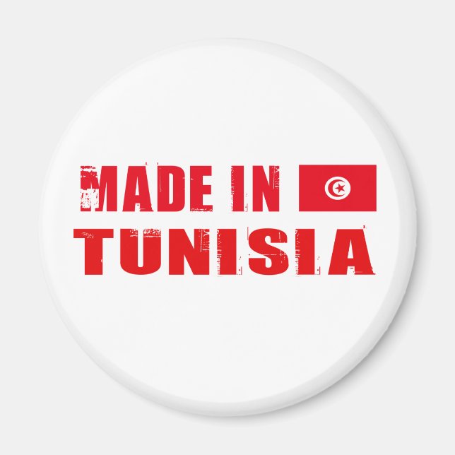 Tillverkad i Tunisien Magnet (Framsidan)