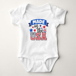 Tillverkad i USA Baby Bodykostym T Shirt