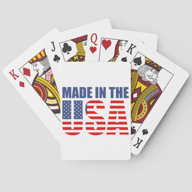 tillverkad i usa casinokort (Baksidan)
